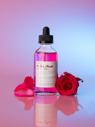 "Rose Absolute" Body Oil: LABELED