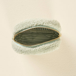 Teddy Pouch-Square Dainty Floral Sage