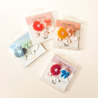 Straw Topper Set-Wildberry