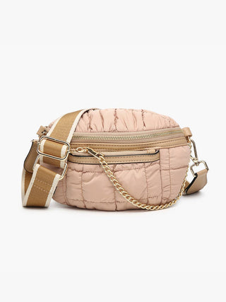 Mabel Quilted Nylon Belt Bag w/ Guitar Strap