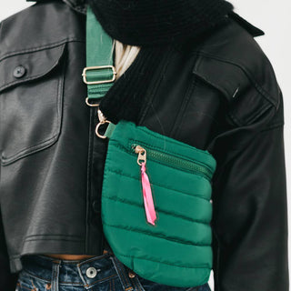 Jolie Puffer Belt Bag – Multiway Quilted Crossbody & Fanny Pack