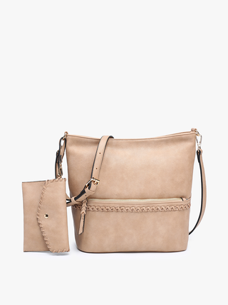 Cynthia Distressed Whipstitch Hobo with Wristlet – Everyday Rustic Chic