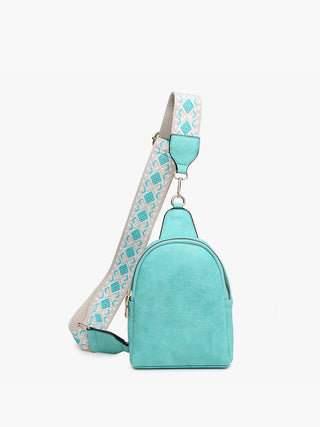 Ellen Vegan Guitar Strap Sling Bag – Compact Trendy Crossbody