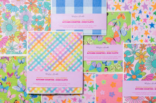 Biodegradable Dish Cloth - Happy Flowers
