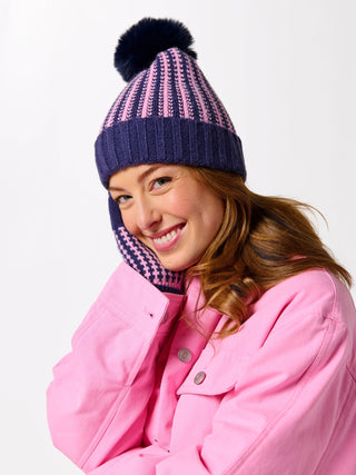 Shiraleah Hadley Beanie - Navy