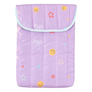 Smiley Faces & Coquette Bows Laptop Sleeve