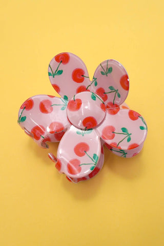 Cherry Blossom Hair Claw – Strong Hold & Cute Floral Design