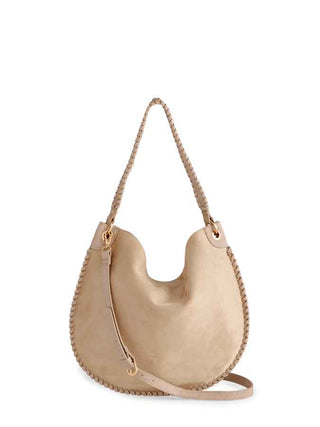 Piper Shoulder Bag – Whipstitch Trim Convertible Crossbody