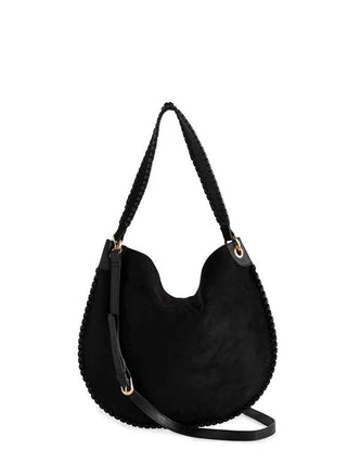 Piper Shoulder Bag – Whipstitch Trim Convertible Crossbody