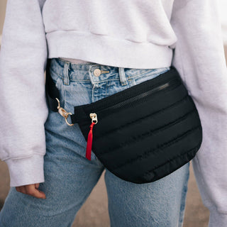 Jolie Puffer Belt Bag – Multiway Quilted Crossbody & Fanny Pack