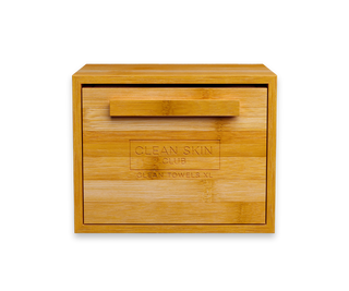 Luxe Bamboo Box – Clean Towels XL™ Holder with 50 Towels