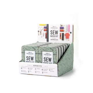 Corner Store Sew Quick Kit – 20 Piece Travel Sewing Tin
