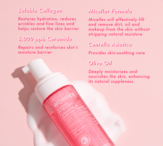 Wonder Ceramide Mochi Gentle Foam Cleanser