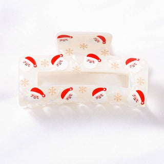 Christmas Holiday Jumbo Hair Claw Clips