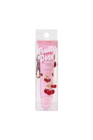Beauty Creations Fruity Dose Lip Balm + Keychain – Hydrating Glossy Lip Balm with Jojoba & Vitamin E