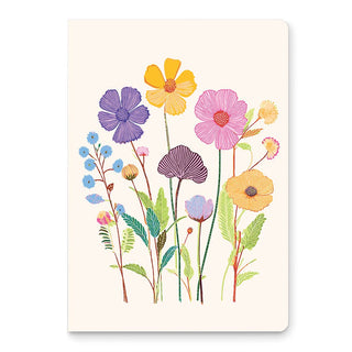 Vibrant Poppies Keri Notebook – 208 Lined Pages – 100 gsm Paper – Portable Stationery
