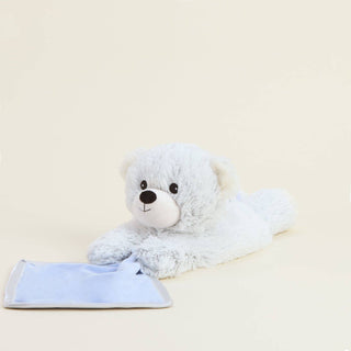 Brown Marshmallow Bear Blanket Warmies