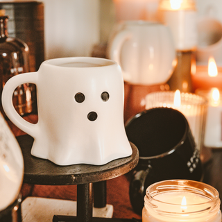 Ghost Face Ceramic Mug – 12oz