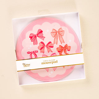 Chic Clicks Mouse Pad – Blushing Bows