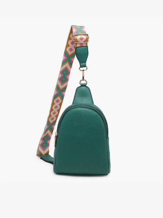 Ellen Vegan Guitar Strap Sling Bag – Compact Trendy Crossbody