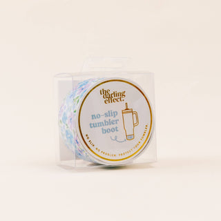 Tumbler Silicone Boot-Secret Garden Blue