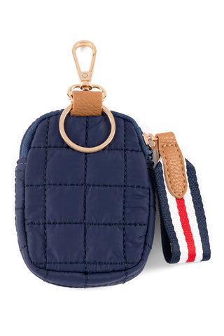 Ezra Clip-On Pouch – Quilted Nylon Mini Bag