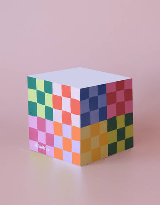 Idlewild Co. Sticky Note Cubes – 720 Sheets with Hand-Painted Wraparound Designs