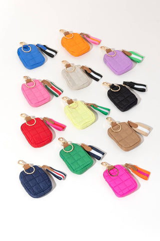Ezra Clip-On Pouch – Quilted Nylon Mini Bag