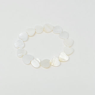 Shelly Heart Stretch Bracelet