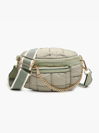 Mabel Quilted Nylon Belt Bag w/ Guitar Strap