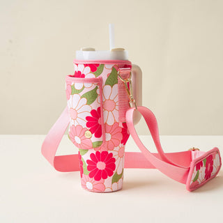 Tumbler Sling – Hands-Free Convenience with Style - 11 Patterns