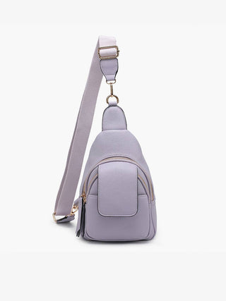Sophia Sling Bag w/ Flapover Pocket