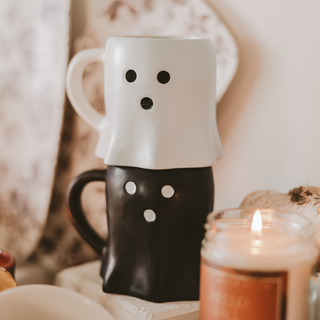Ghost Face Ceramic Mug – 12oz