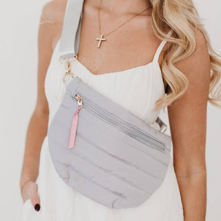 Jolie Puffer Belt Bag – Multiway Quilted Crossbody & Fanny Pack