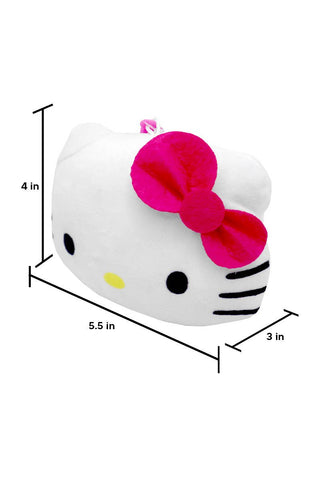UPD C6LF22AG Hello Kitty Plush Head Bag w/ Hot Pink  - 12 pc