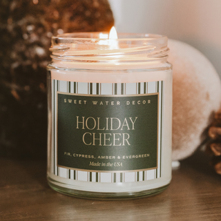 Holiday Cheer Candle – Fraser Fir Christmas Tree Scent (9oz)