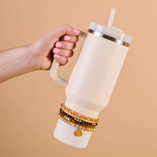 Tumbler Bracelet Stack-Autumn Glow
