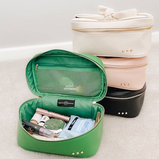 Madelyn Bow Makeup Bag – 3 Sisters Collection | Pretty Simple