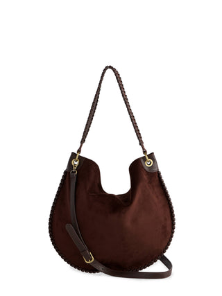 Piper Shoulder Bag – Whipstitch Trim Convertible Crossbody