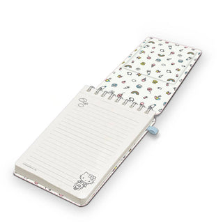Hello Kitty Classic Pink Top-Spiral Notebook with Pen Loop – 192 Lined Pages – 5" x 8"