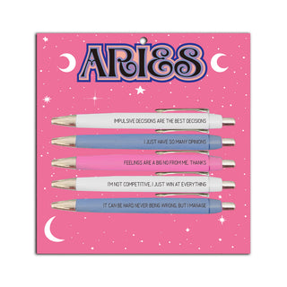 Aries Pen Set (astrology, zodiac, spring, easter)