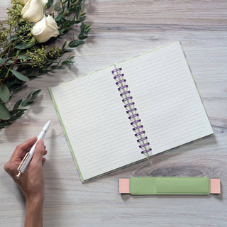 A Mirage of Thoughts Oliver Notebook with Pen Pocket – Hardcover 160 Lined Pages – 5.75" x 8.25"