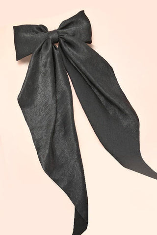 Organza Sheer Bow Ribbon Hair Clips