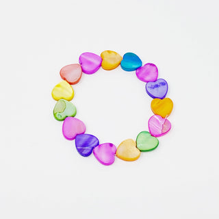 Shelly Heart Stretch Bracelet