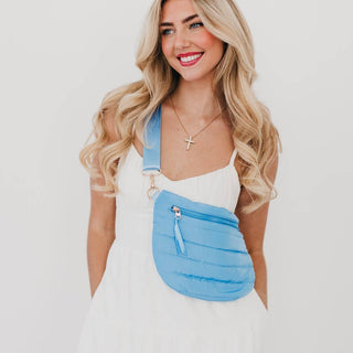 Jolie Puffer Belt Bag – Multiway Quilted Crossbody & Fanny Pack
