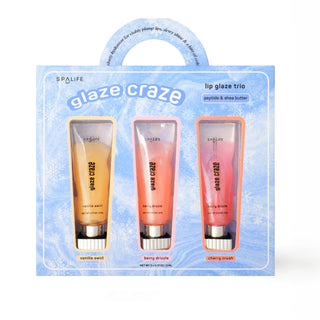 Velvety Hydration Holiday Lip Glaze Trio – Plumping & Hydrating Gloss Set