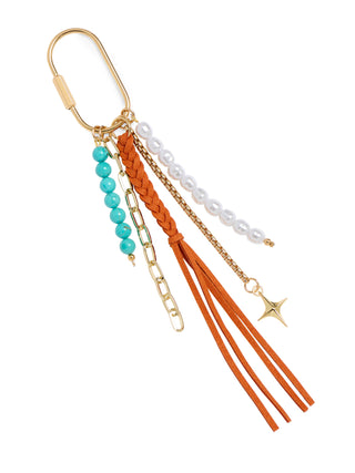 TASSEL BAG CHARM/KEY RING