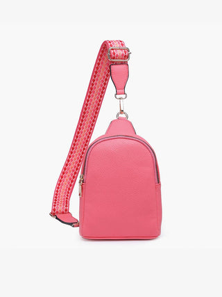 Ellen Vegan Guitar Strap Sling Bag – Compact Trendy Crossbody