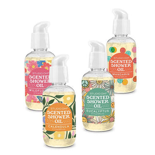 Studio Oh! Hydrating Shower Oil – 3.7 fl oz – Wildflower, Calendula, Eucalyptus & Mandarin Scents