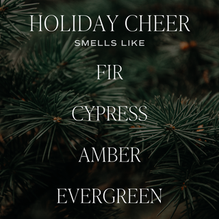 Holiday Cheer Candle – Fraser Fir Christmas Tree Scent (9oz)